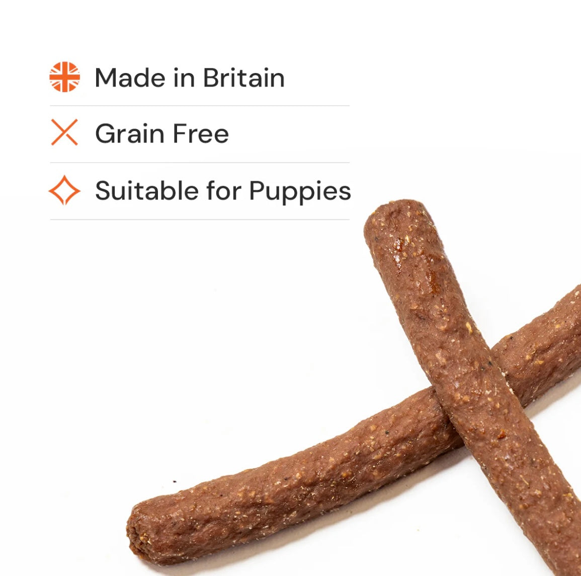 100% Pure Venison Gourmet Sticks